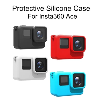 Защитный силиконовый чехол для Insta 360 Ace Camera Body Lens Устойчивый к царапинам силиконовый чехол для аксессуаров Insta360 Ace