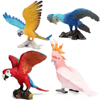 Игрушки Наука Сказочный сад Волнистый попугай Пейзаж Создание реалистичной модели попугая Фигурки птиц