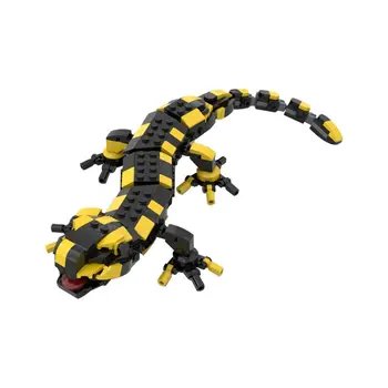 Fire Salamander Model 314 Pieces Строительные игрушки Наборы и пакеты MOC Build Gift