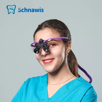 2023 Новая стоматологическая хирургическая лупа Зубные лупы Оптическая лупа 3,5X 420 мм Стоматологическая лаборатория Бинокулярное увеличительное стекло