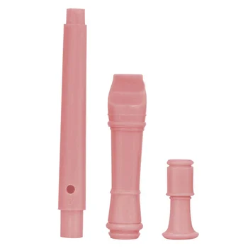 ABS Descant Флейта Для начинающих детей Музыка Игра на духовых инструментах (розовый)