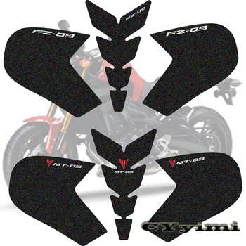 Для Yamaha MT-09 MT09 FZ09 FZ-09 2014 2015 Мотоциклетный протектор Противоскользящий бак Наклейка Газ Колено Ручка Тяга Сторона 3M Наклейка