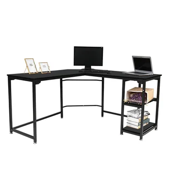 L-образный прочный компьютерный стол для сращивания сталинита N001 Компьютерный стол Офисный стол Рабочий стол для домашнего офиса Гостиная